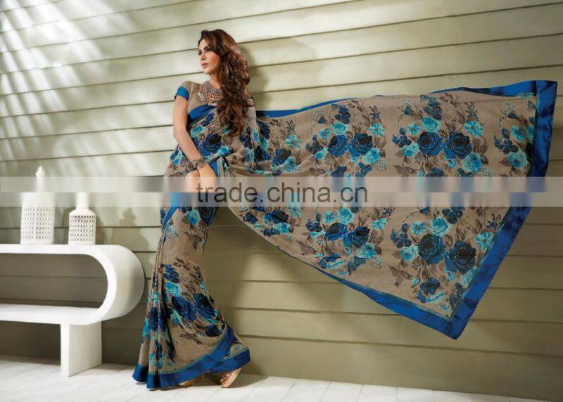 Designer Printed Sarees Collections
