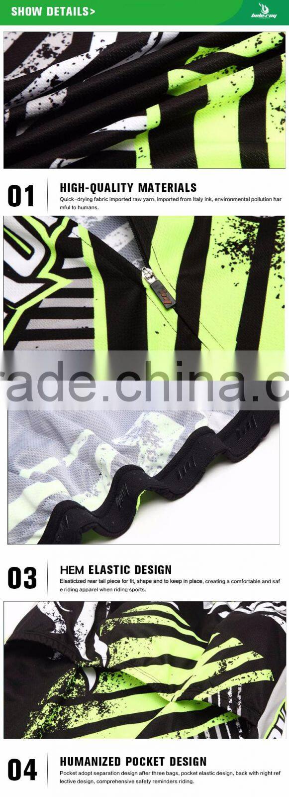 BEROY men's mountain bike racing clothing suit short sleeve