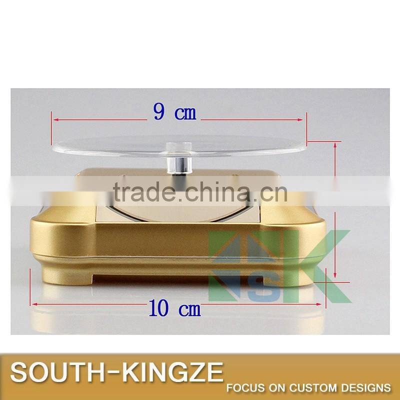 Luxury Watch Solar Power Led Colorful Lighting Display Stand