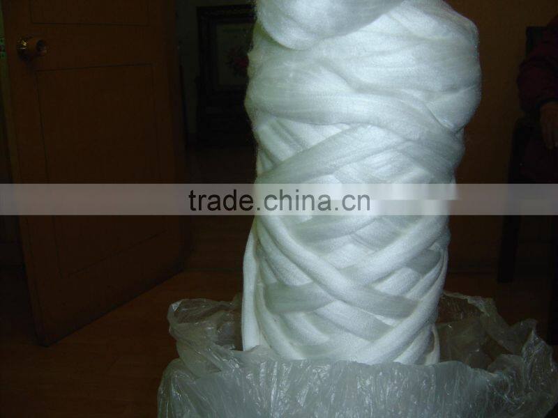 100% polyester tops 3dx102mm in white and black pure virgin