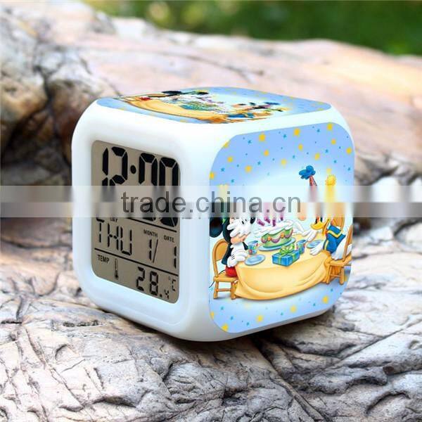 Wholesale Digital clock, Mickey LED alarm clock, Minnie clock for kids