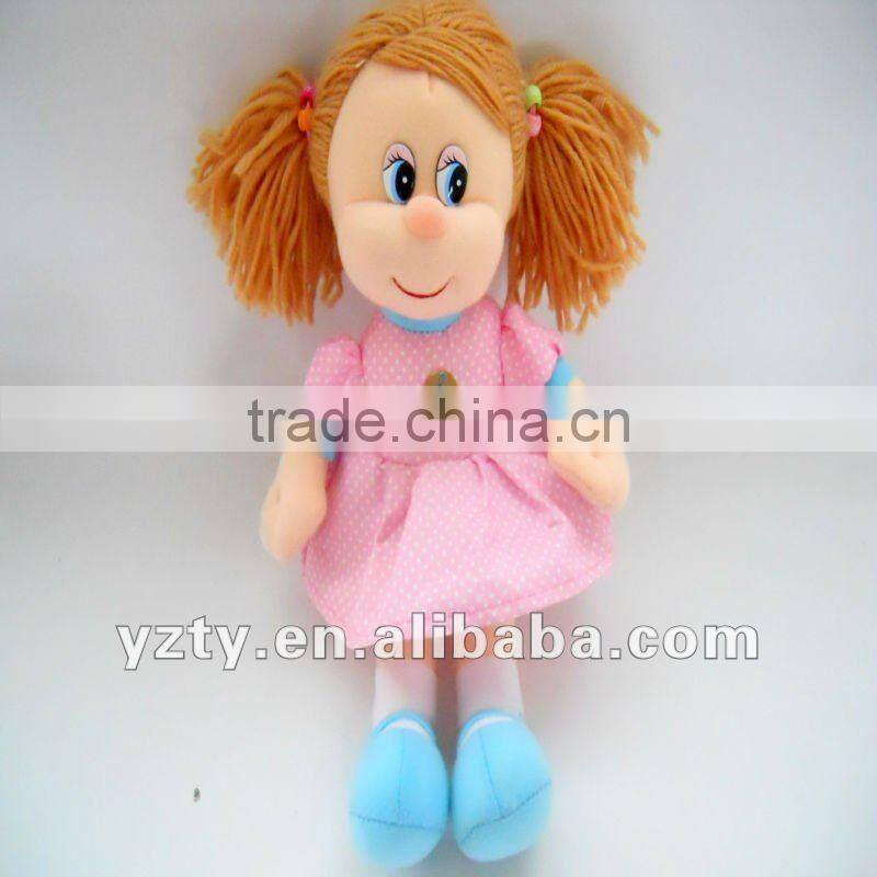 lovely soft plush girl doll musicl baby doll supply