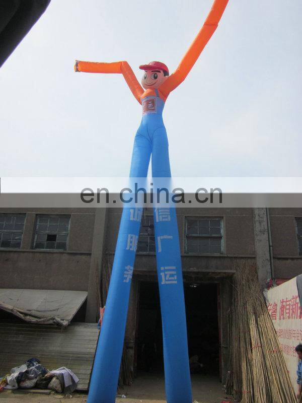 double leg giant dancing inflatable advertising air man on sale