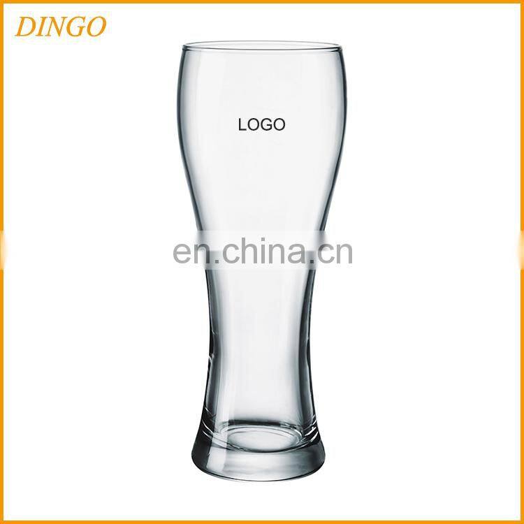 BPA free Clear acrylic Champagne Drinking Plastic Beer Mugs with handle
