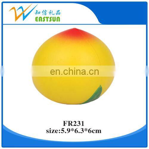 Hot Sale fruit Pu return slow balls anti-stress toy