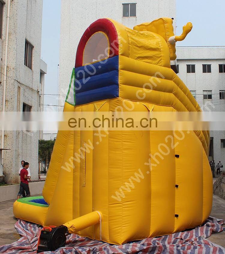 Custom new designl giant inflatable sponge Bob water slide for sale for kids and adults