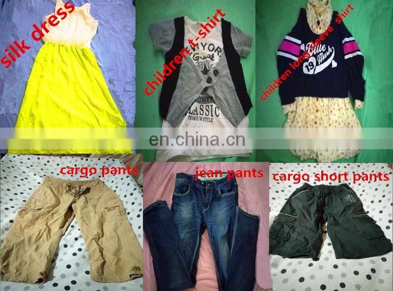 Adults age group and pants type used clothes wholesale cargo pants