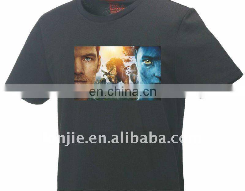 3D t shirt Printer Printed Short Sleeves Black t shirts