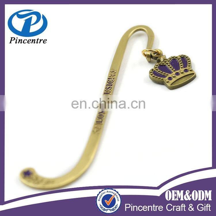 2016 new products 3d hologram bookmark/zinc alloy bookmark