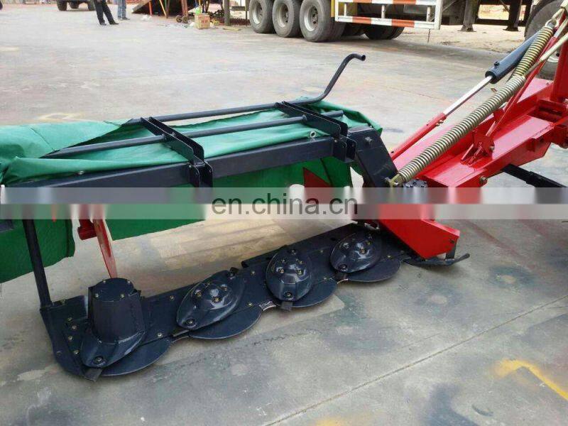 Disc mower with different discs, rotary disc mower tractor