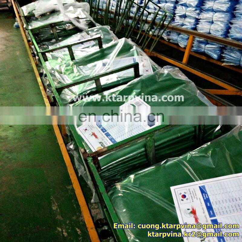180 GSM # GREEN/DARK BLUE TARPAULIN # MEDIUM DUTY TARP