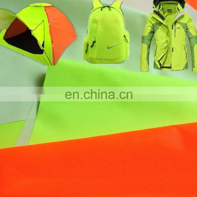 300D fluorescent color coated milky coated oxford fabric for Ski-wear/bag /tent fabric
