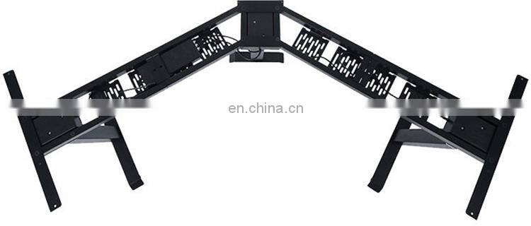 BDVH010R-T-1E  Durable Standing Adjustable Office Furniture Electric Self Rising Table Three Motor Adjustable Table