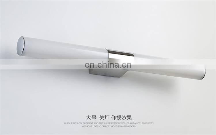 Simple design color-changing acrylic led bathroom mirror light