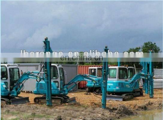 Hot-selling spiral piling machine for solar power system/Spiral Piling Machine for Construction Project