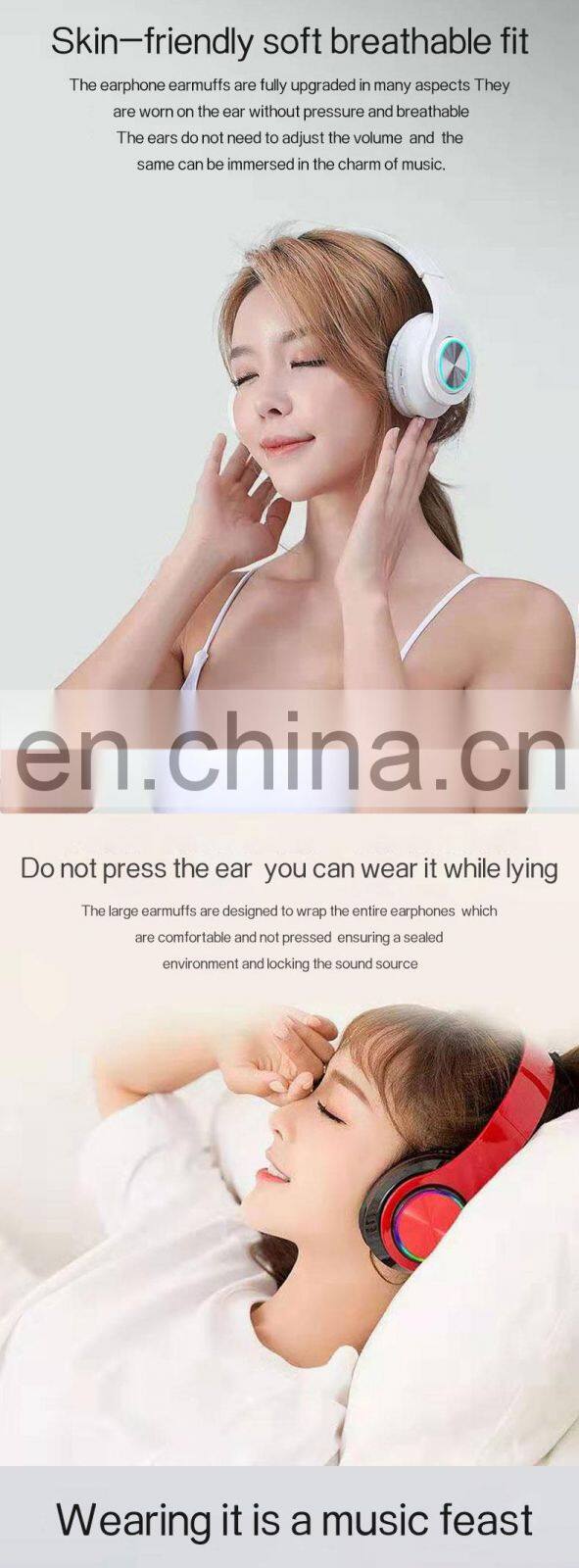 Golden Sky Customized High Quality Wireless Funky Headband Headset Earphones Bluetooth Earpiece Headband Earphone Free Shipping