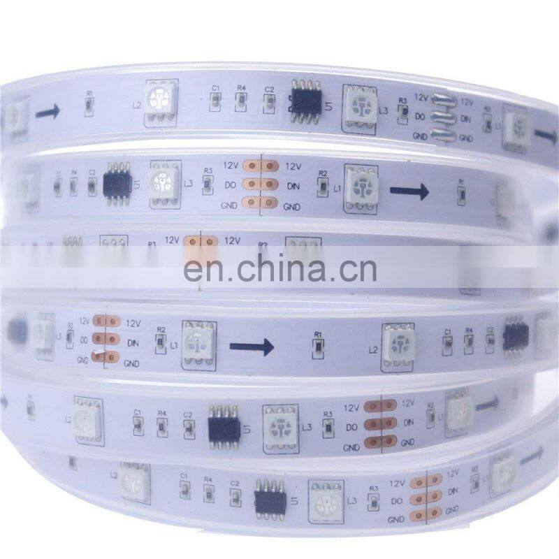 Dream Color LED Strip 12V WS 2811SMD5050 RGB Flexible LED Strip Light for CE RoHS Certificate