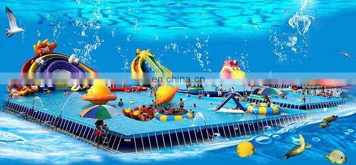 Swimming Pool Metal Frame Rectangular Steel Metal Frame Swimming Pool Piscine Circle Pool