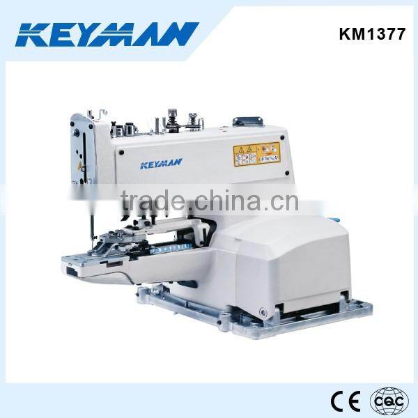 KM1377 button attaching machine jeans sewing machine automatic snap button attaching machine