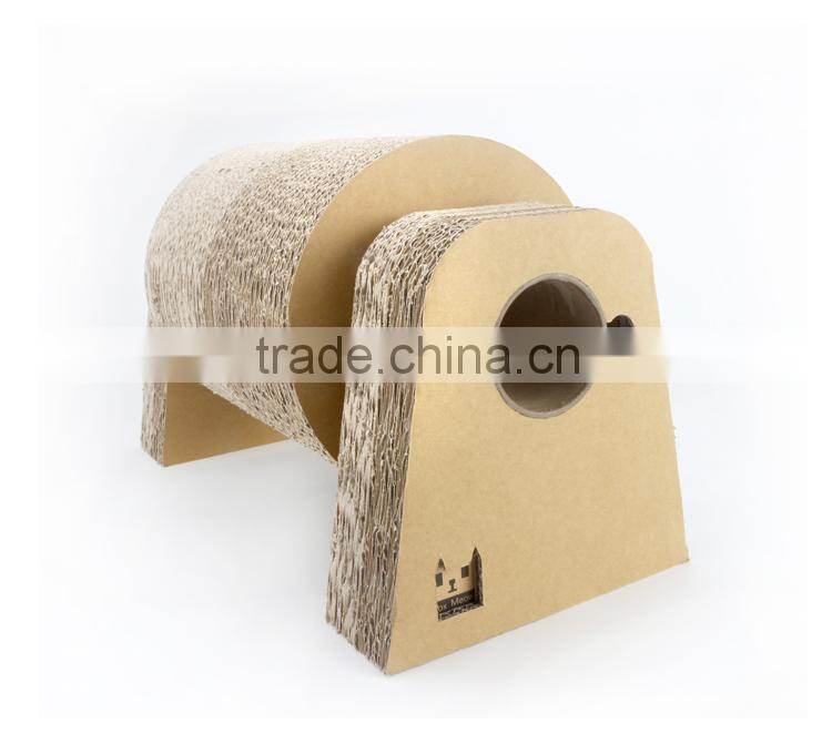 Rolling customized pet toy cat scratcher
