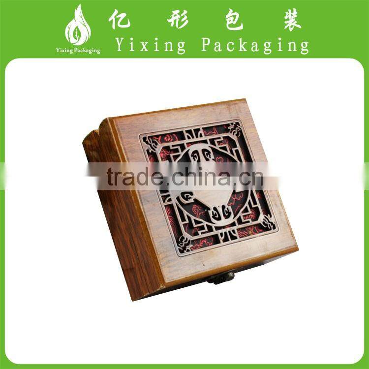 Durable Economy 2016 New Design top quality wedding Invitation fancy wooden chocolate box, gift box set