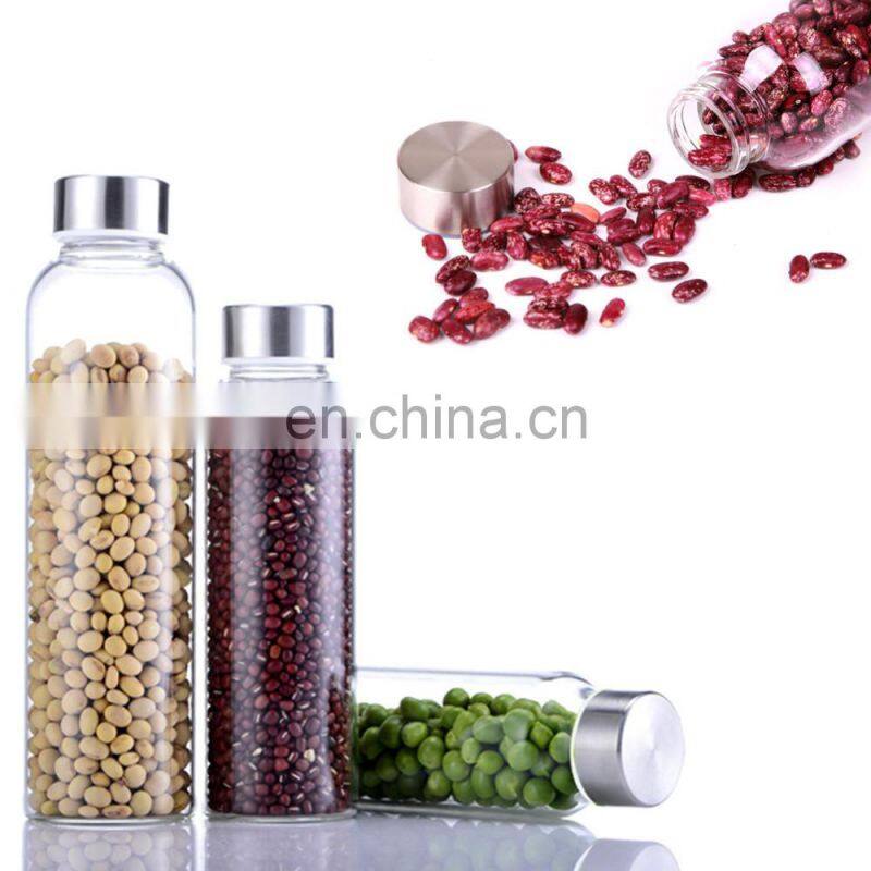 550 ml Portable Glass Water Juice Bottle with Tea Infuser Protective Carry Bag Drinking Filter in Home Outdoor Travelling