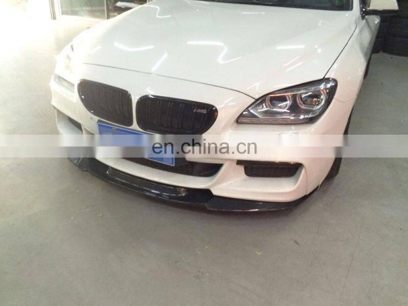 6 Series Carbon Fiber F13 Front Lip for BMW F12 Bumper