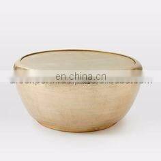 hamerred shiny polished metal stool