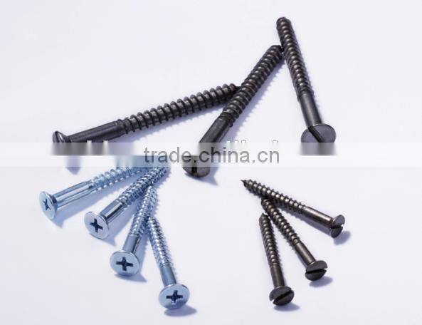 High quality Zinc plated screw wood