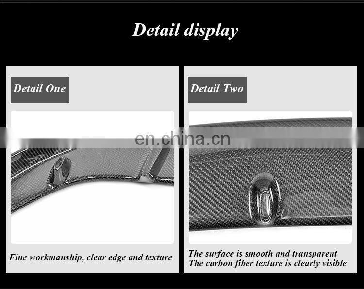 Runde Auto Parts Excellent Quality Carbon Fiber rear Spoiler Wing for 2008-2015 BMW 6 Series X6 E71Spoiler