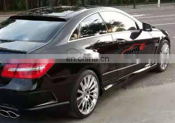 Runde WD Style Body Kit With Front Rear Bumper Side Skirts Fender Spoiler For 2009-2013 MERCEDES E-Class C207 W207 body kit
