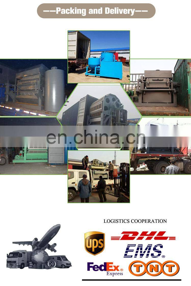 4000 pieces/h Egg tray pulp mold egg tray with lid production line support to customized