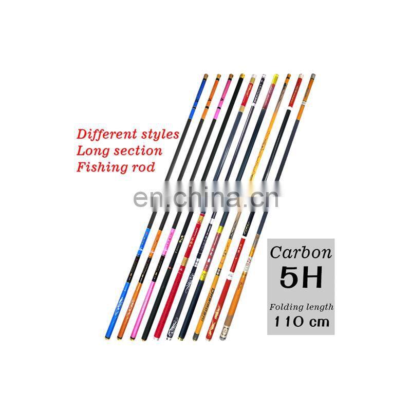 telescopic fishing rod 5 meters ice fishing reels line through rod