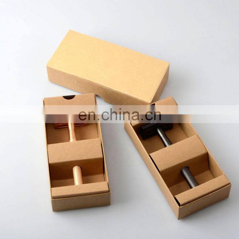 modern stylish man women durable reusable eo-friendly reusable metal razor pocket double edge shaving safe safety razor