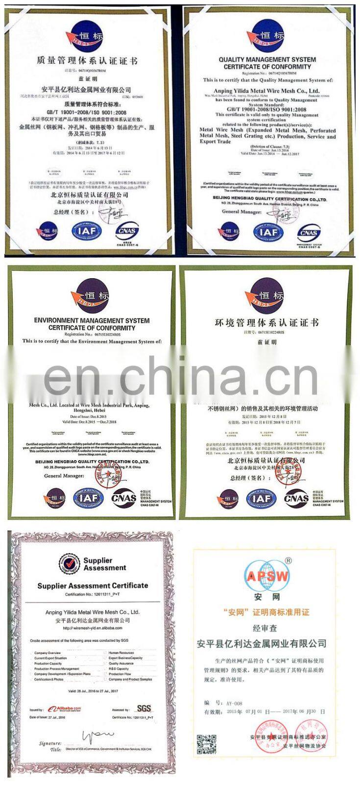 Factory supply best price galvanized expanded metal gothic mesh