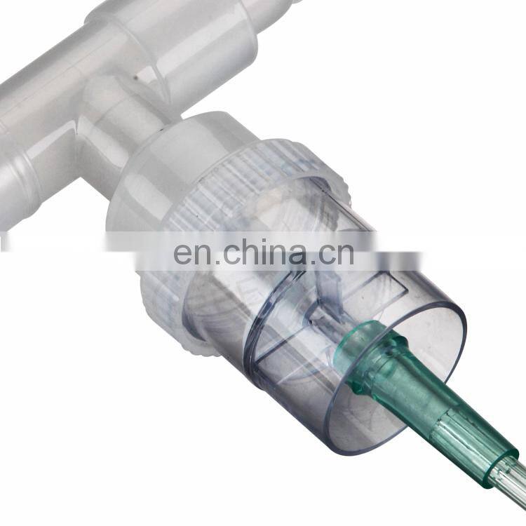 Medical disposable pvc nebulizer kit with mouthpiece and corrugated pipe