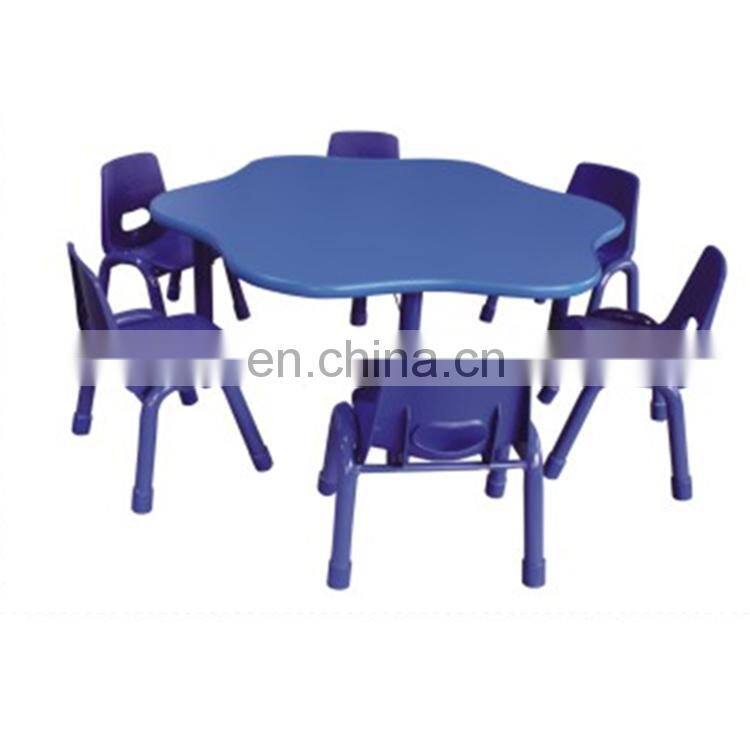 Cute design children study table desk and kids study chair