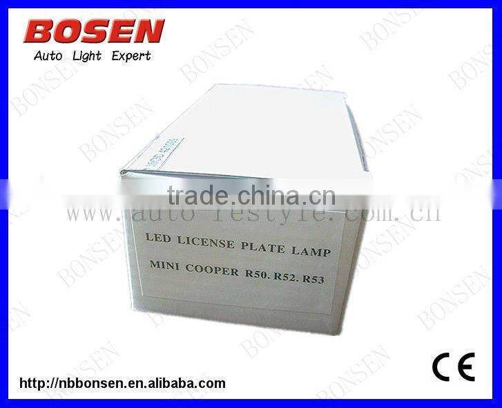 led license plate light for MINI COOPER R50 R52 R53