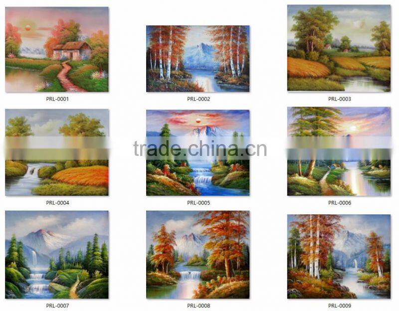 new arrival natural landscape giclee printing on art canvas