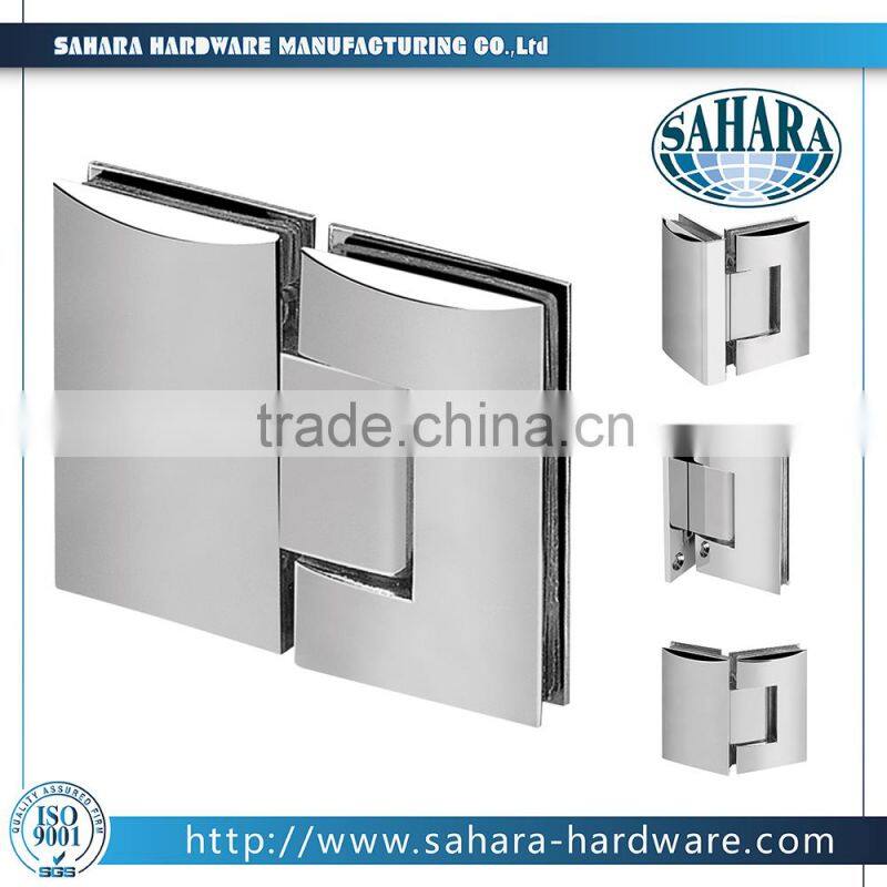 Hotselling wholesale 180 degree glass to glass pivot door hinge/shower door hinge