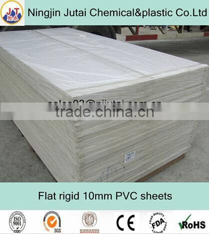 100% virgin material white PVC sheet
