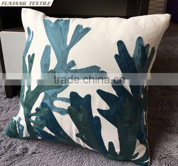 Towel Embroidery Cushion Wholesale Decorative Pillow covers Back Chair Covers