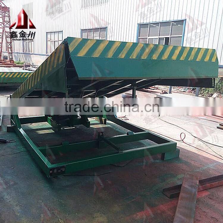 Mobile dock ramp, loading dock ramp, forklift mobile hydraulic yard ramp