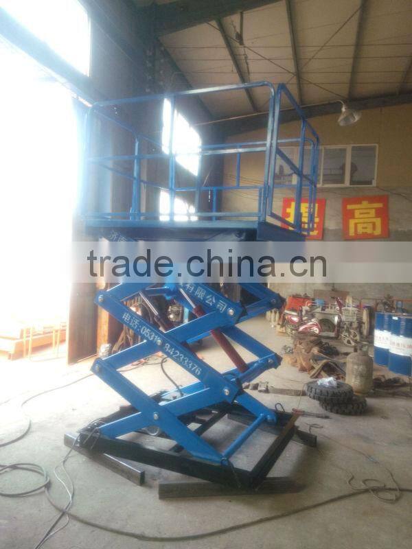 hydraulic stationary scissor elevator