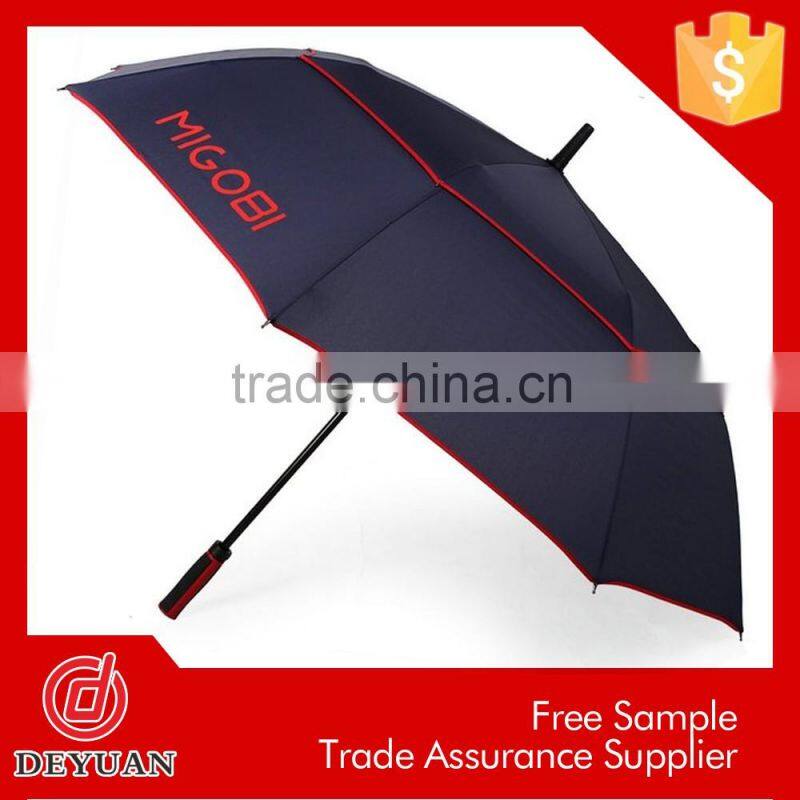 custom printing promotional advertising straight golf umbrella