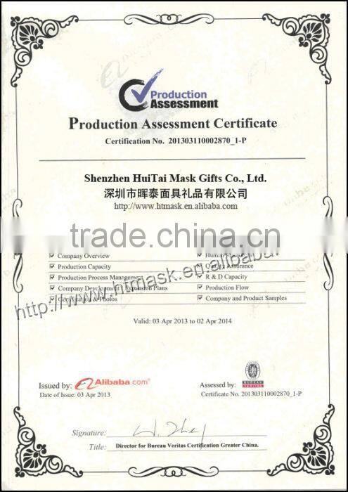 Beautiful party mask venice mask with stick face mask halloween mask