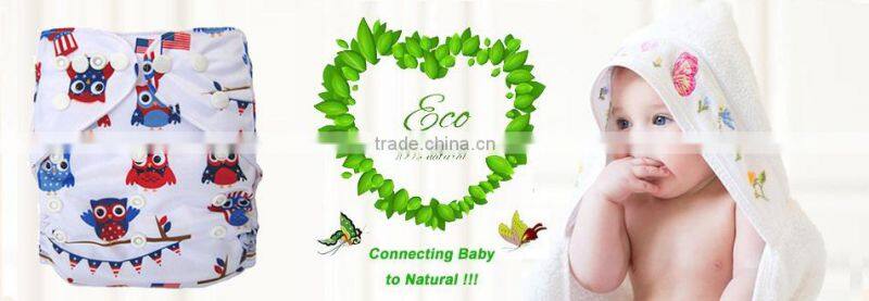 AnAnBaby Pocket Cloth Diaper Double Row Snaps Diapers