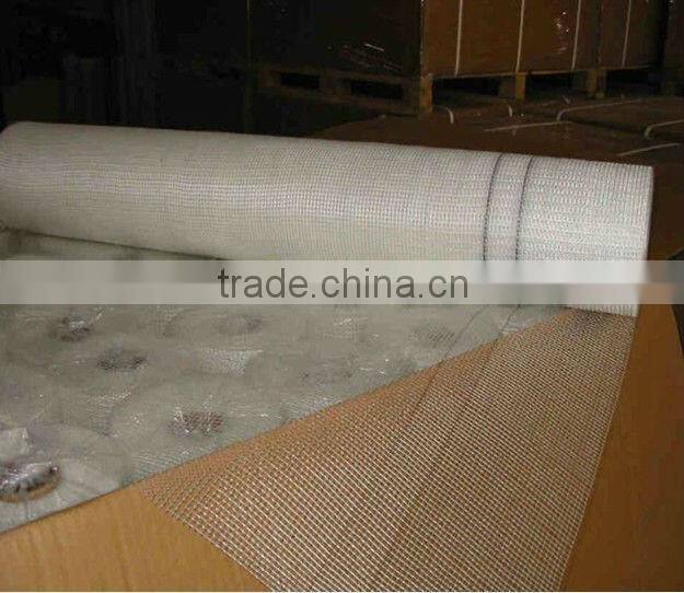 Exterior wall insulation fiber glass net