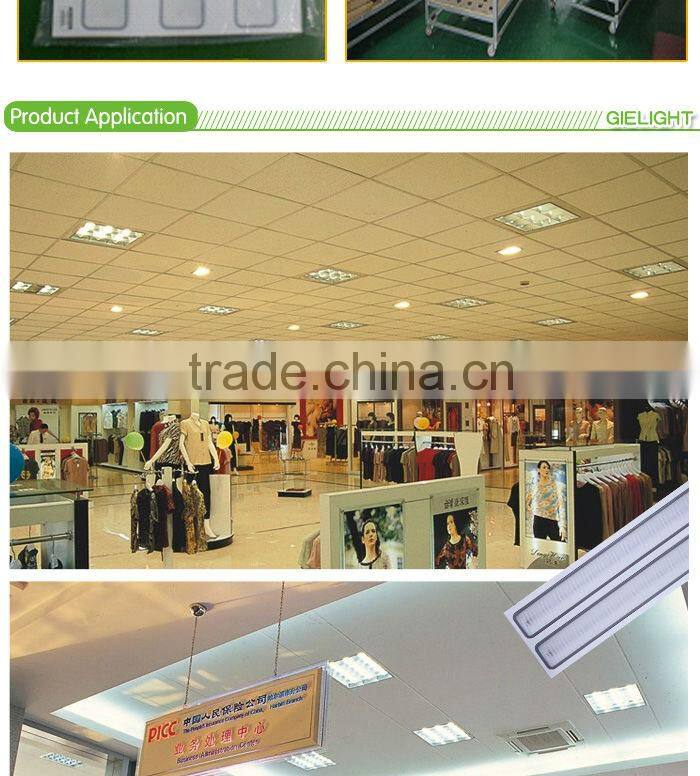 CE ROHS commercial recessed integrated 60x60 led grill fixture