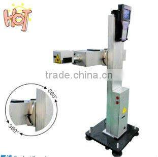 360 degree rotary co2 laser marking machine for nonmetal